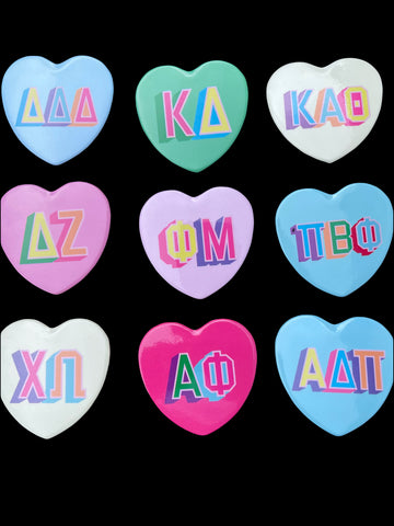 Swag - Sorority CB Heart Button