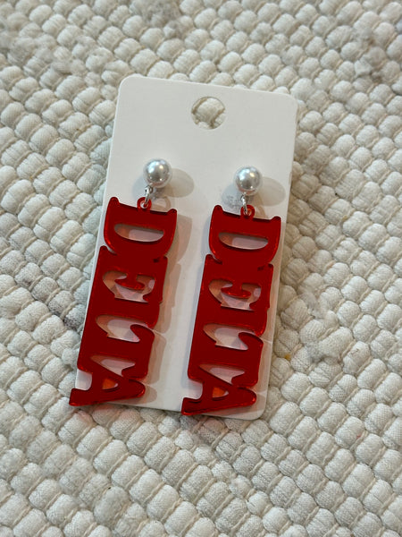 D9 - Delta Acrylic Earrings