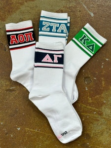 DT - Sorority Woven Crew Socks