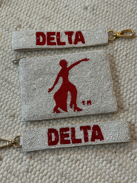 D9 - Sorority Beaded Pouches