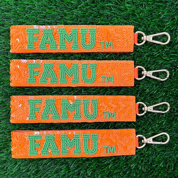 FAMU - Sequin Wristlet