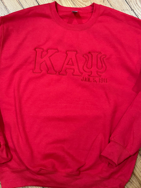 Kappa Alpha Psi - Tone Embroidered J5 Sweatshirt