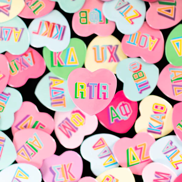 Swag - Sorority CB Heart Button