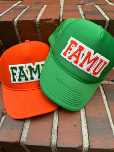 FAMU CG - Chenille Lettered Trucker Hat