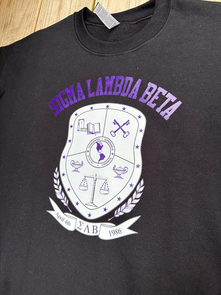 Retro Crest Sweatshirt - Sigma Lambda Beta