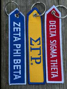 D9 - Sorority Embroidered Keychain