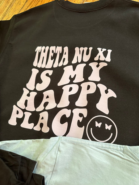 Theta Nu Xi - Happy Place Apparel