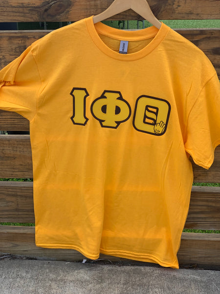 D9 - Fraternity Stitch Letter Hand Sign Tee