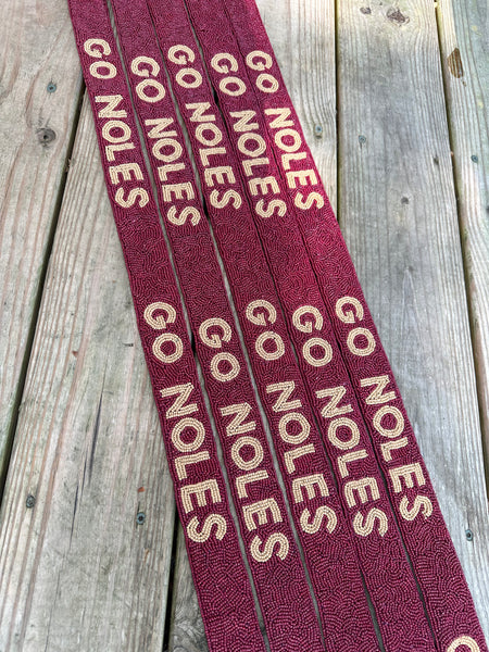 Go NOLES Beaded Purse Strap (Strap Only)