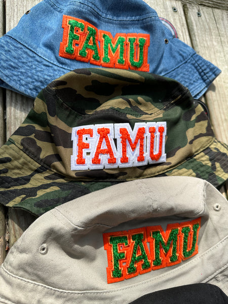 FAMU CG - Chenille Lettered Bucket Hat
