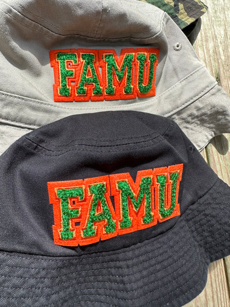 FAMU CG - Chenille Lettered Bucket Hat