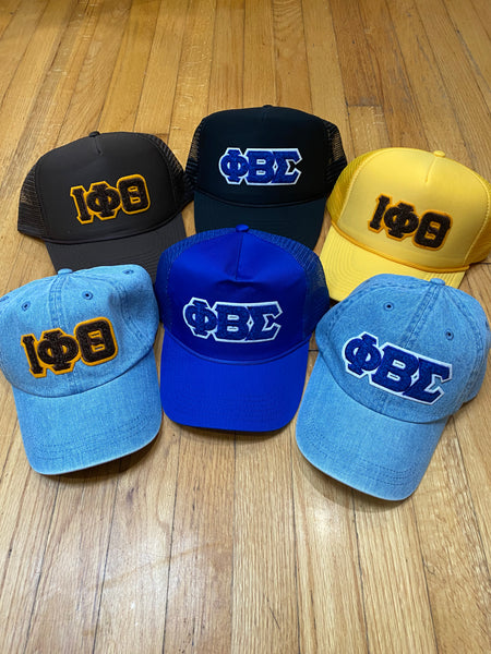 D9 - Chenille Lettered Hats (2 Styles)