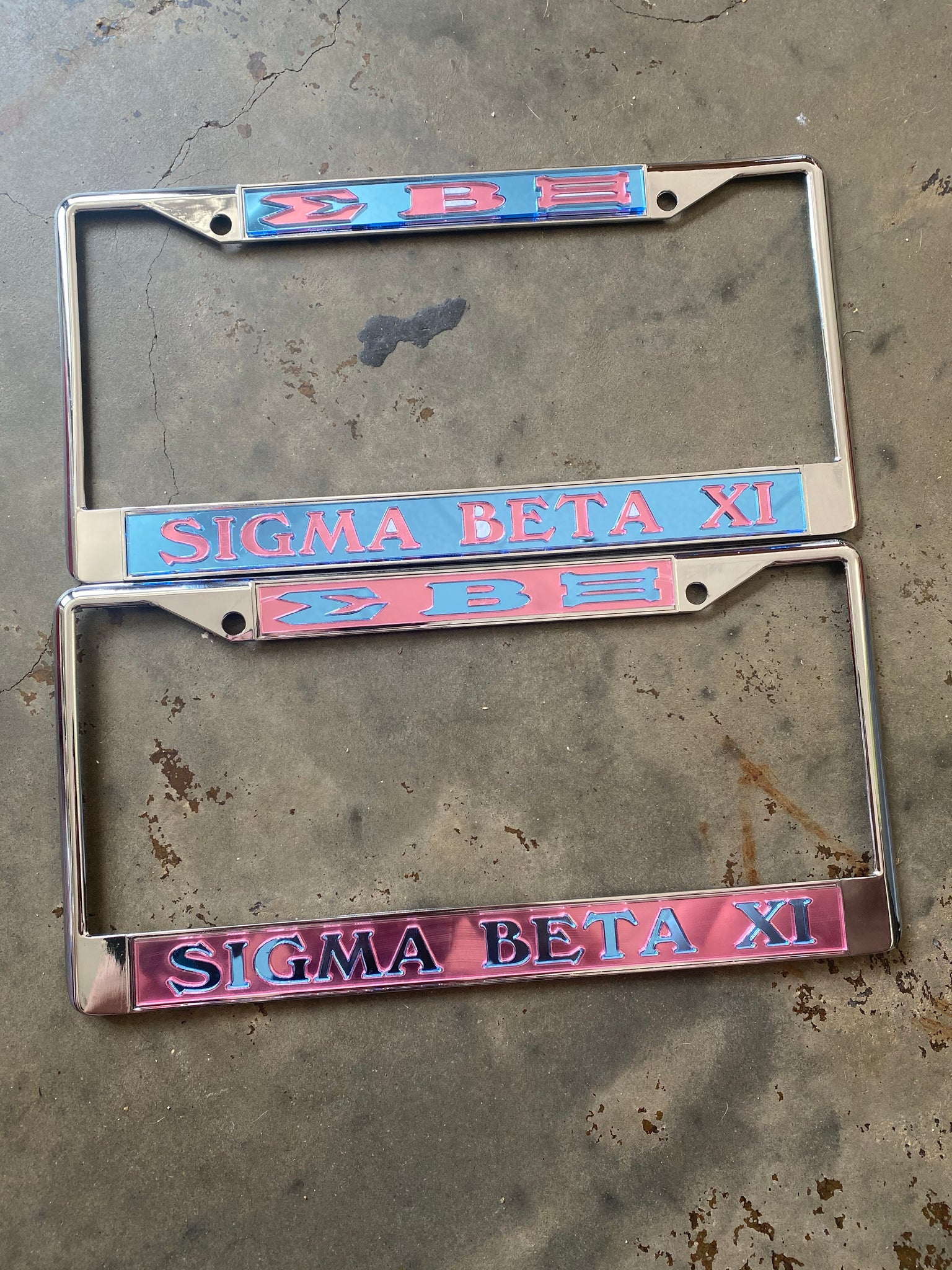 Sigma Beta Xi - Car Border Tag