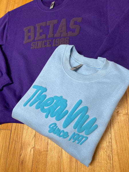 3D Puff Ink Ink Sweatshirts - Greek, On Campus Orgs. and more