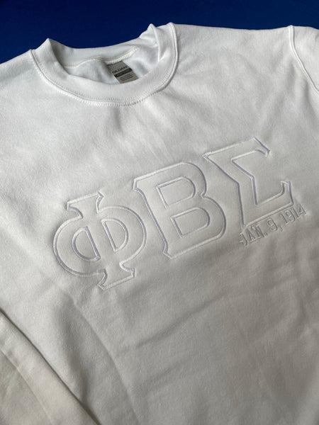 Phi Beta Sigma - Tone Embroidered J9 Sweatshirt