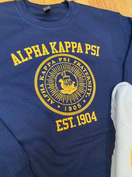 Alpha Kappa Psi - Crest Sweatshirt