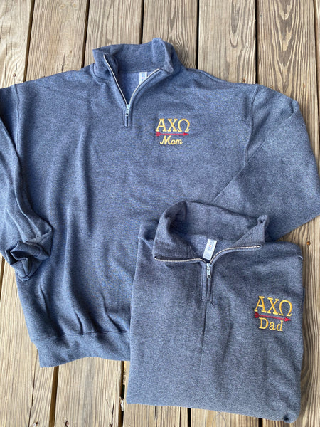 Sorority Mom & Dad Embroidered Apparel