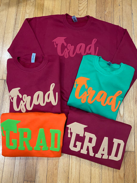 Grad - 3D Puff Sweatshirts