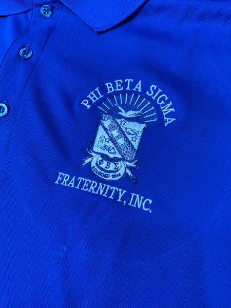 Phi Beta Sigma Dri-Fit - Crest Polo
