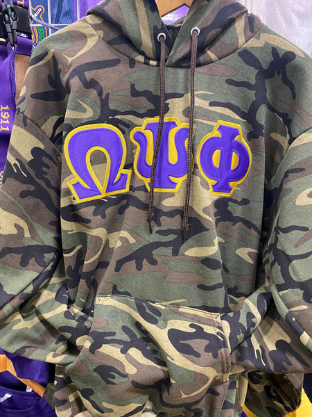 Stitched Camo Hoodies - Omega Conclave