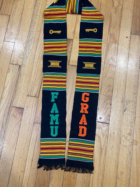 Grad - Kente Cloth FAMU Embroidered