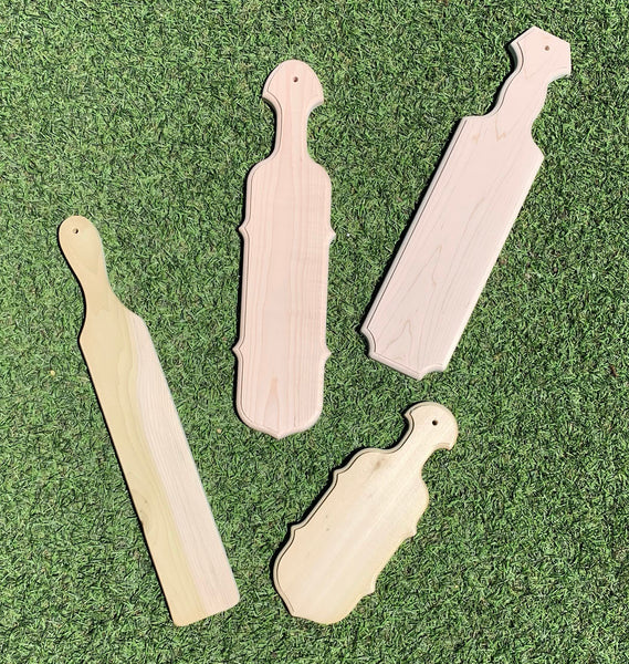 Traditional Wooden Paddles