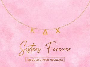 Greek Name Necklace - MGC, Music and Service Greeks