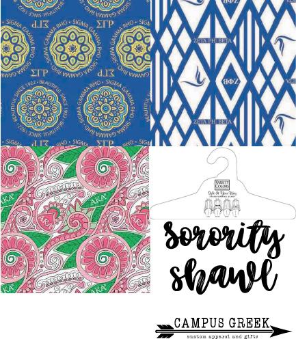 D9 & OES - Sorority Convertible Shawls (2 Styles)